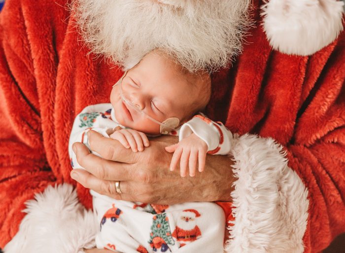 newborn santa photos photography