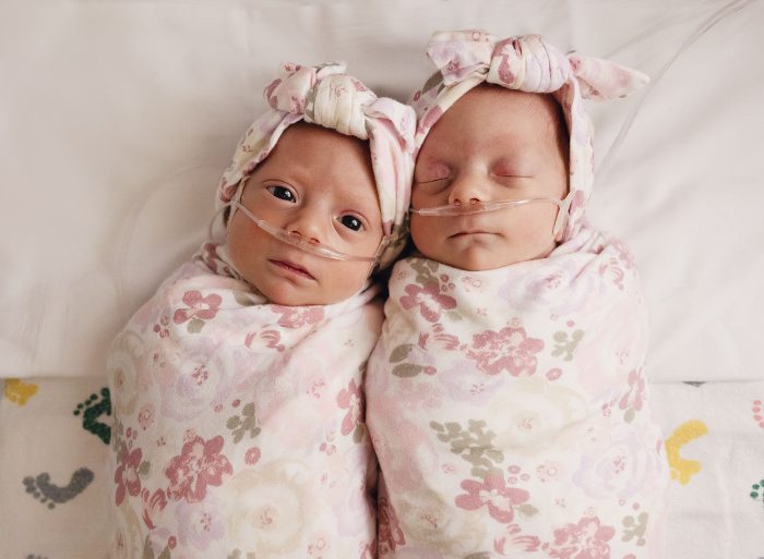 newborn twin photos portland
