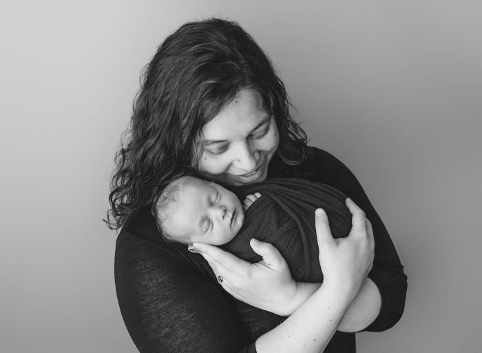 baby boy hillsboro session wrapped momt