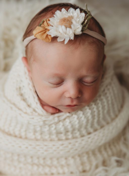 baby girl portland metro newborn session