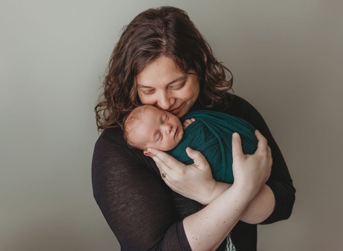 baby girl westlinn session wrap shot