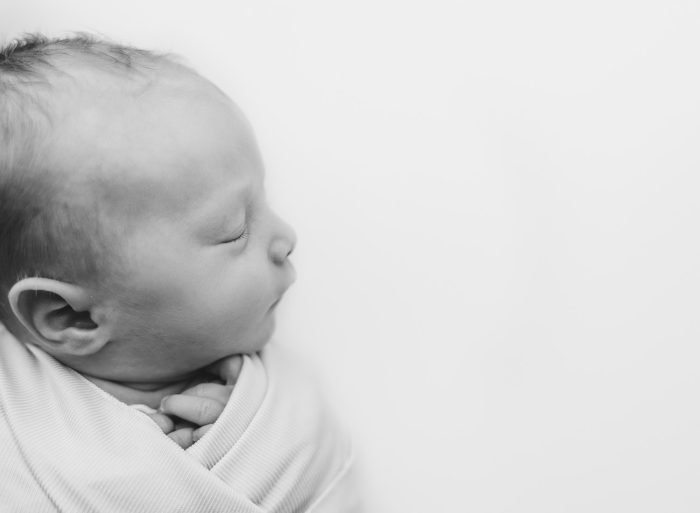 sleeping baby portland newborn photo session macro