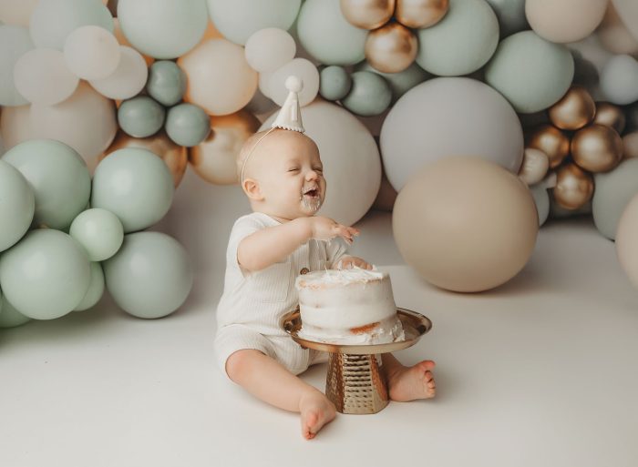 cake smash first birthday portland