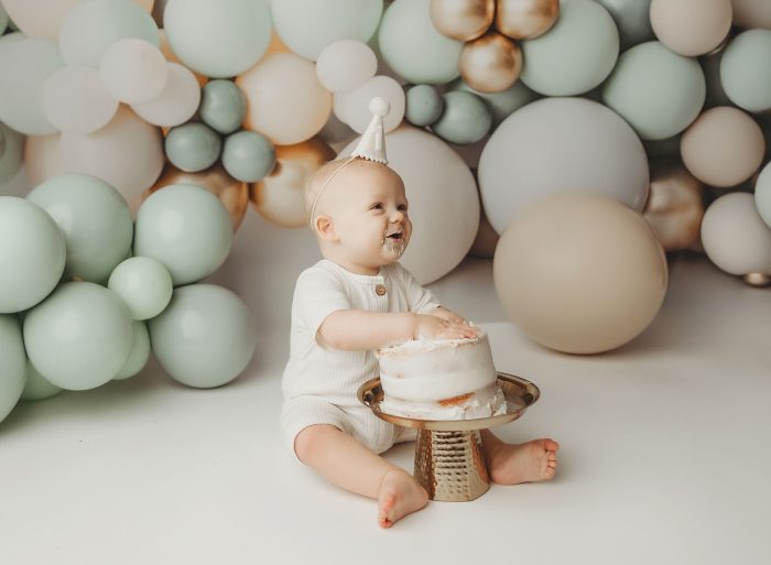 west linn cake smash photographer