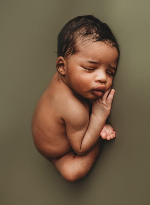 in home newborn session nyc editorial style