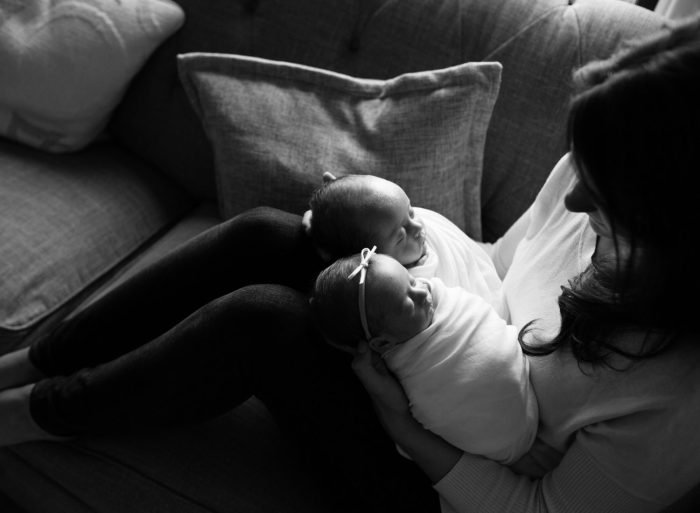 Traveling newborn photography session photographed in New York City