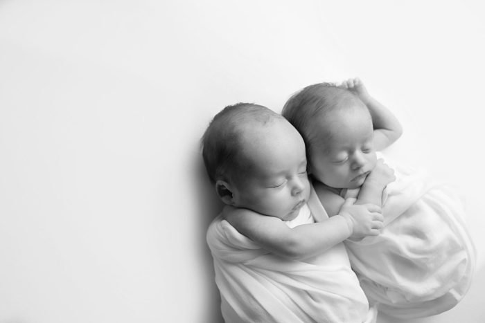Luxury in-home newborn photography session in NYC with soft natural light