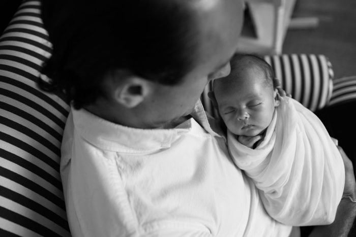 newborn photographer for nyc Documentary-style newborn photography session in an NYC apartment