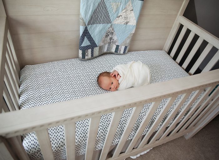 In-home newborn photography in a Tribeca New York City residence