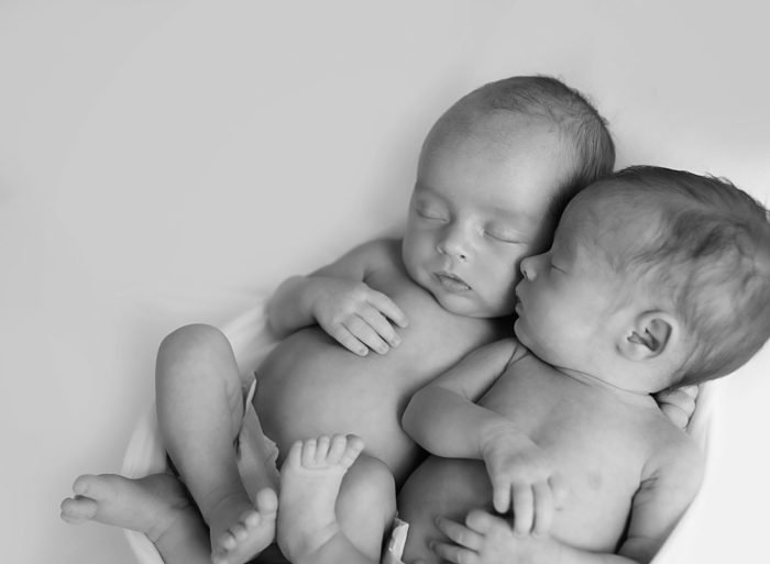 Baby-led newborn photography session in a NYC home