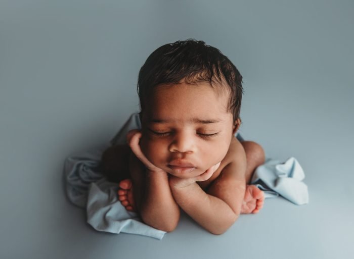 nyc newborn photographer baby boy portrait