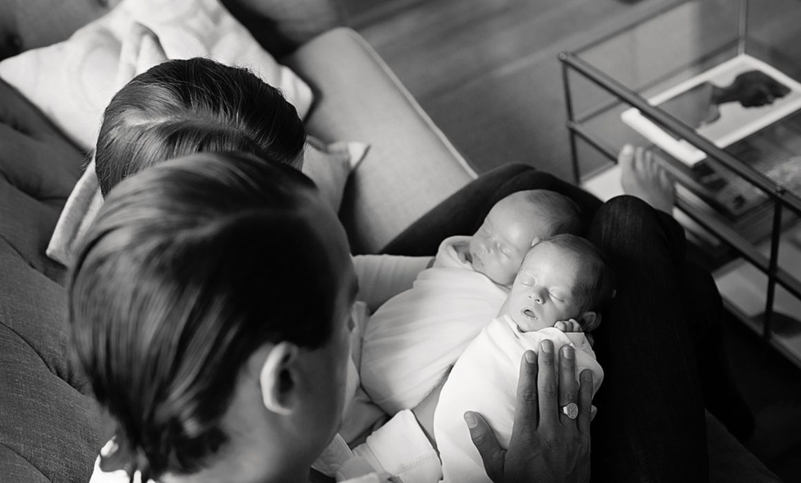 Lifestyle newborn photography in a New York City apartment with natural light